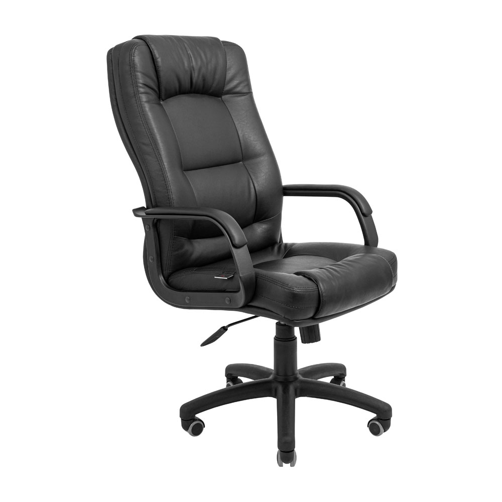 Крісло Альберто – комплектація Пластик Річ – механізм M-1 (Tilt) – оббивка Канзас Чорний